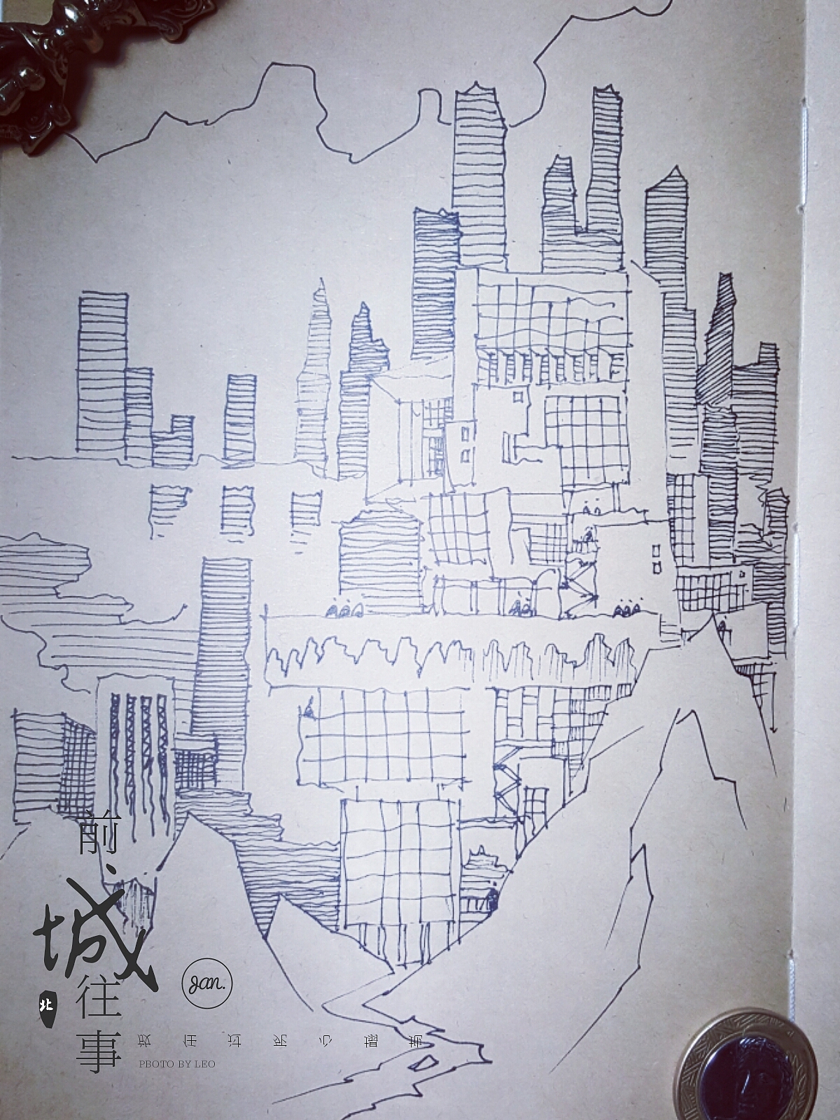 小宇的山水画（图ZNDA4ODcwMjQ=） - 绘画 - 站酷设计师乡村建筑原创素材 - 站酷ZCOOL