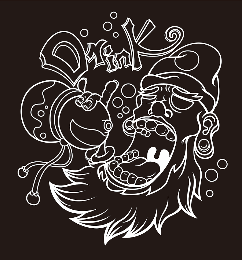 酒鬼&大眼（图ZNjQ1NjU2ODA=） - 商业插画 - 站酷设计师夏边浩怔原创素材 - 站酷ZCOOL