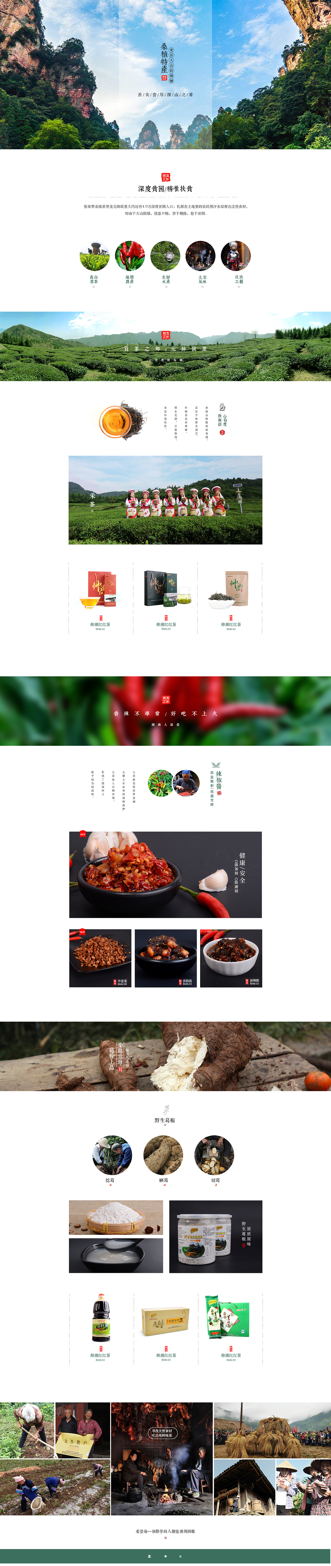 农产品 特产首页 茶叶 辣椒 葛根详情 中国风元素素材（图ZMTIwMTc2NDY0） - 电商 - 站酷设计师black_贤原创素材 - 站酷ZCOOL