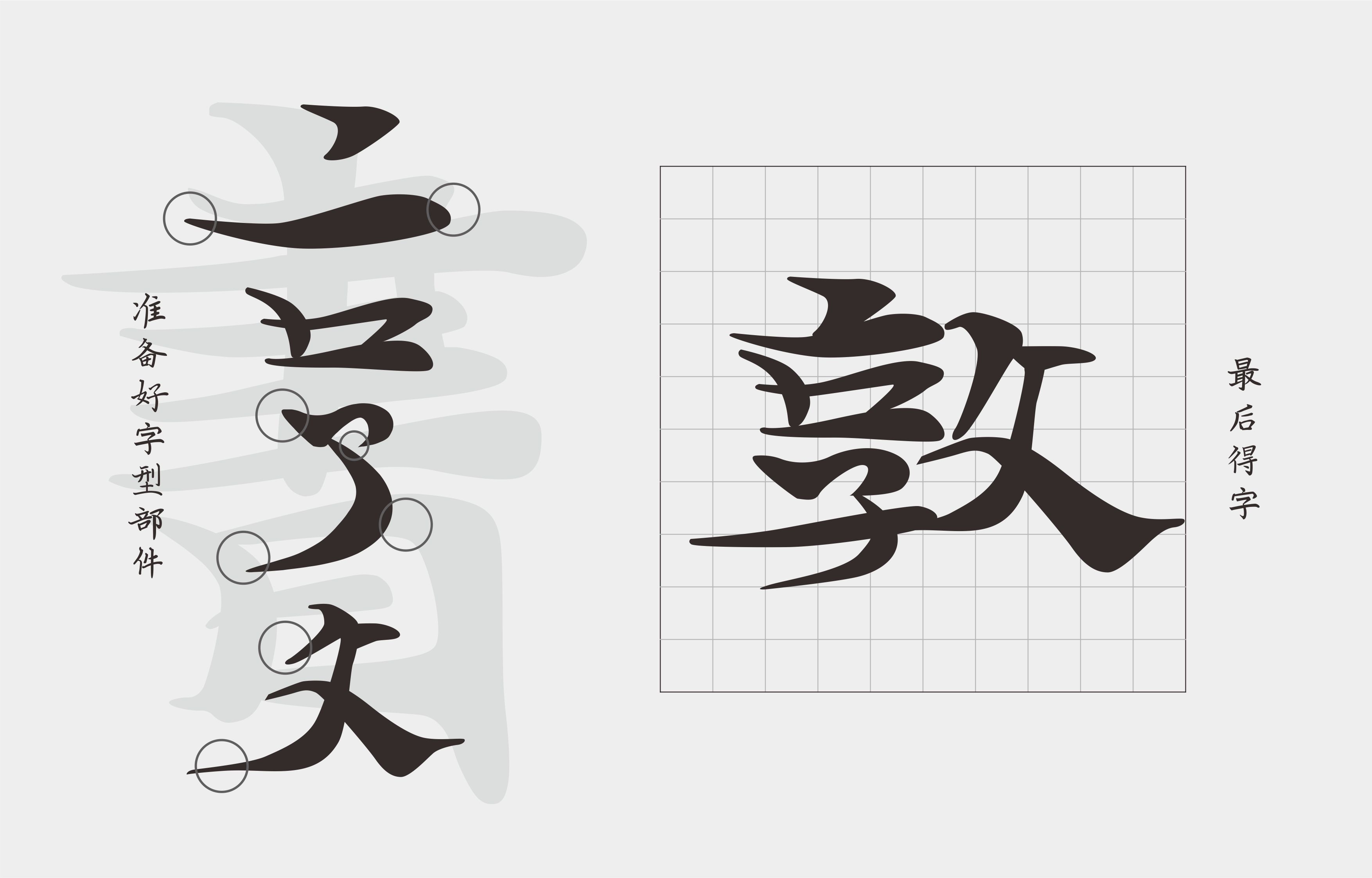 《敦煌手抄经书字》字体