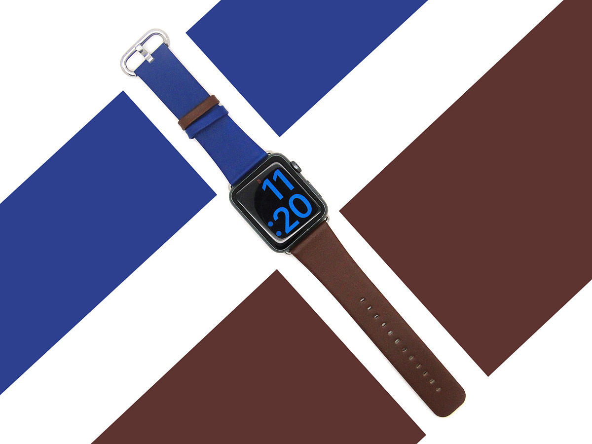krimis 苹果手表 iwatch撞色表带皮带 实拍 平面设计