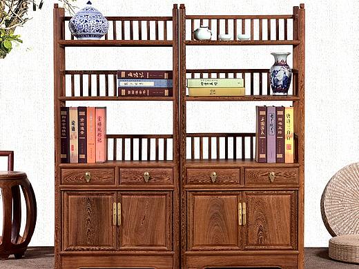 鸡翅木家具 红木家具详情 古典家具海报页面设计