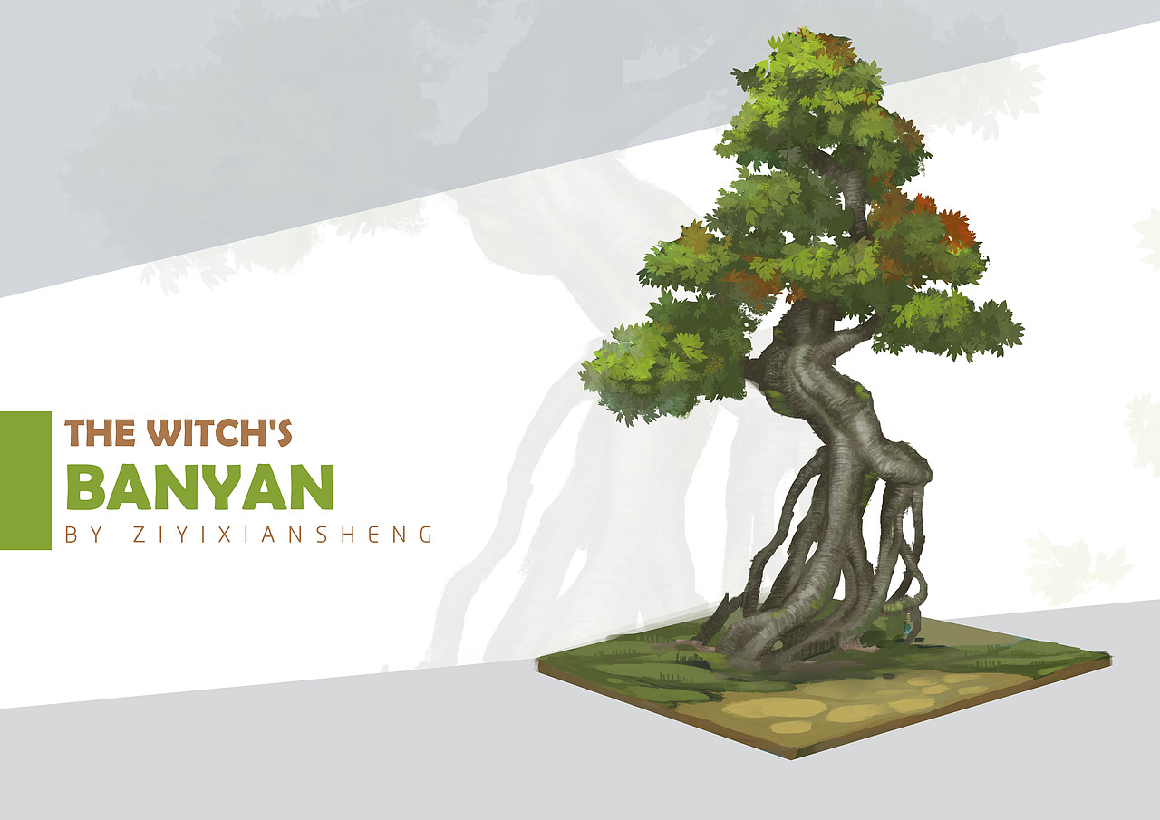The Witch's Secret Garden and Magical plants（图ZMTgwMDI4NDg0） - 创作习作 - 站酷设计师子易先生的马甲原创素材 - 站酷ZCOOL
