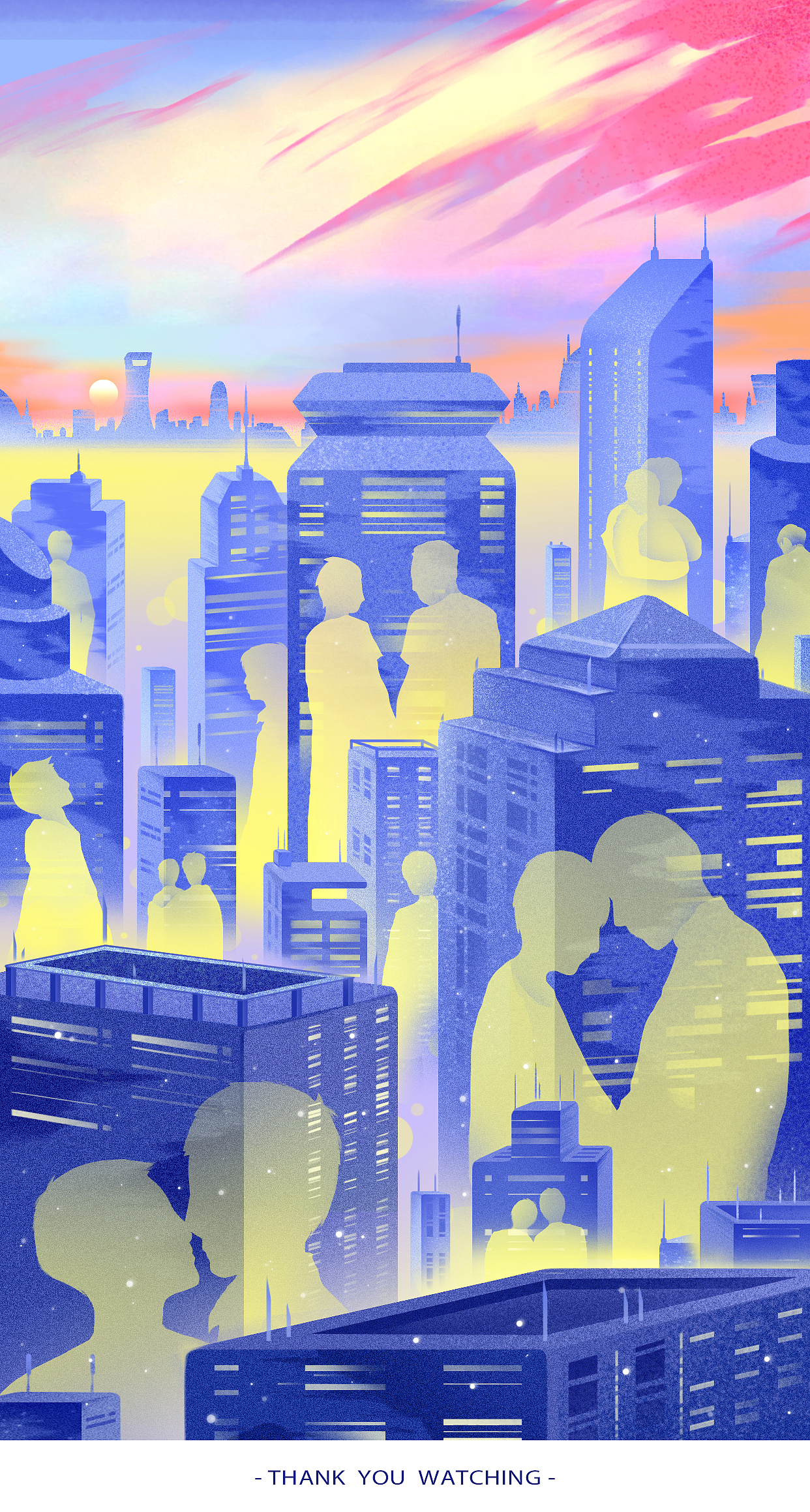 blued网剧《亲爱的先生 》系列插画海报