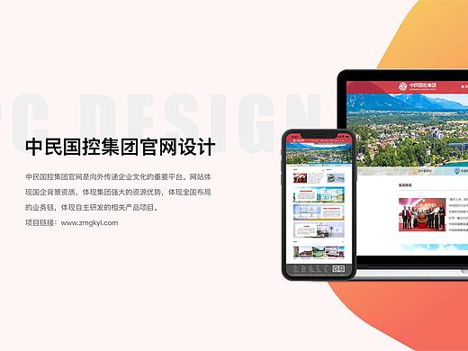中民国控集团 UI设计 网站设计