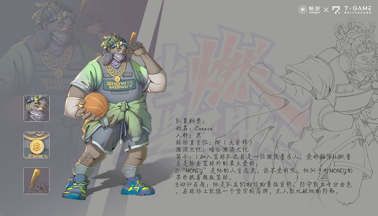 街头潮流&篮球 角色设计
