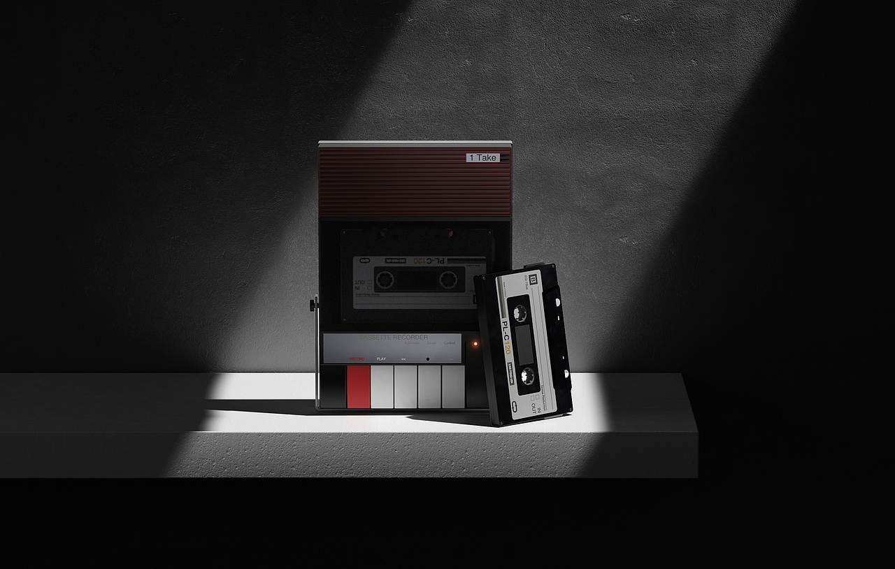 【录音机产品渲染】（图ZMjA2MTQwNTEy） - 产品 - 站酷设计师LH_VD原创素材 - 站酷ZCOOL