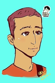 阿进似颜绘2019年现场画像作品（彩色篇）（图ZMTkxOTMwNjM2） - 单幅漫画 - 站酷设计师阿进似颜绘原创素材 - 站酷ZCOOL