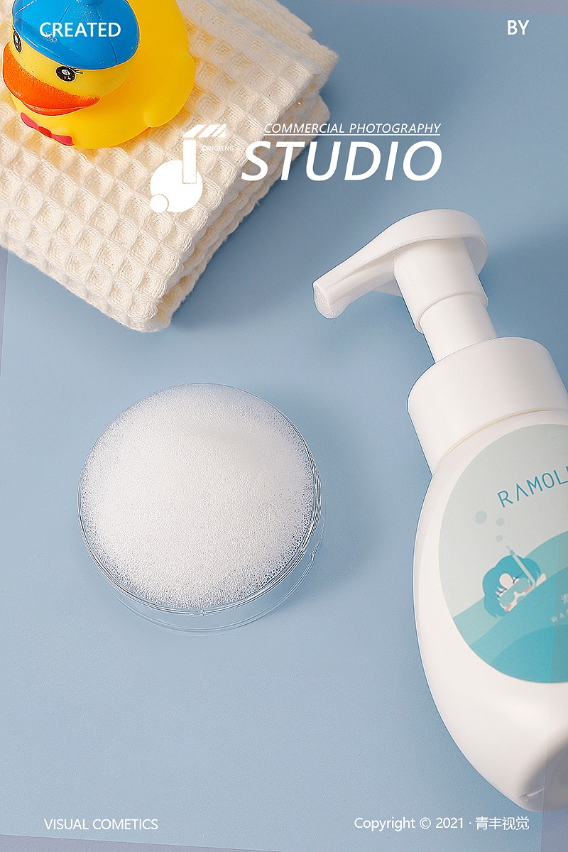 儿童泡泡洗手液拍摄