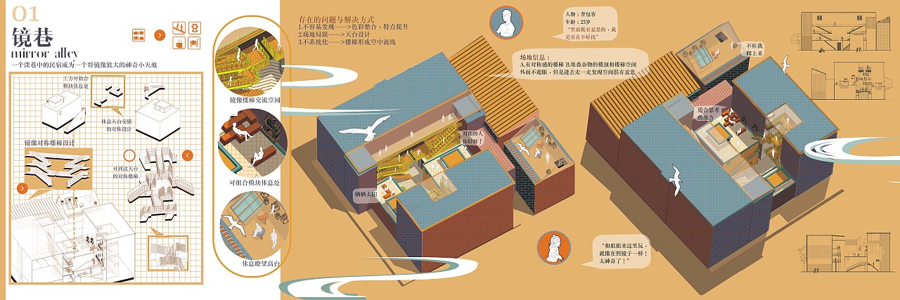巷世界--用建筑插画绘出西安小巷子的可能性