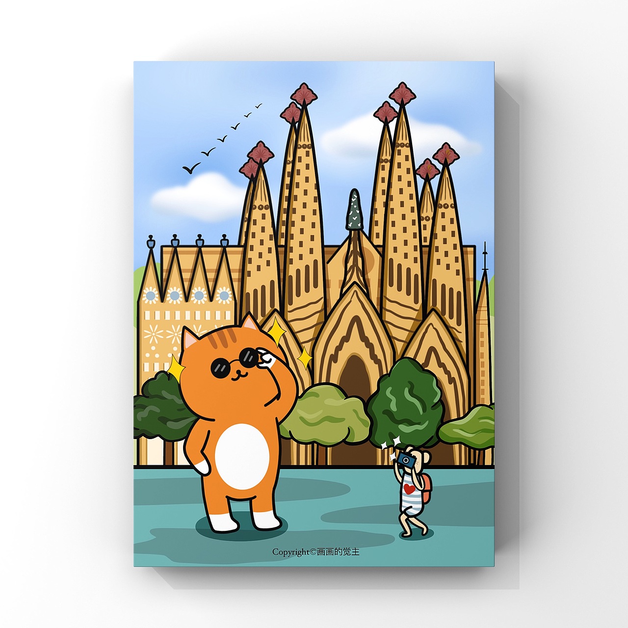 小肥波的旅行日记（1）（图ZMjM5MzA1MDQw） - 艺术插画 - 站酷设计师画画的觉主原创素材 - 站酷ZCOOL