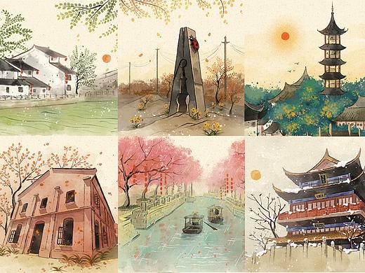 无锡梁溪台历插图