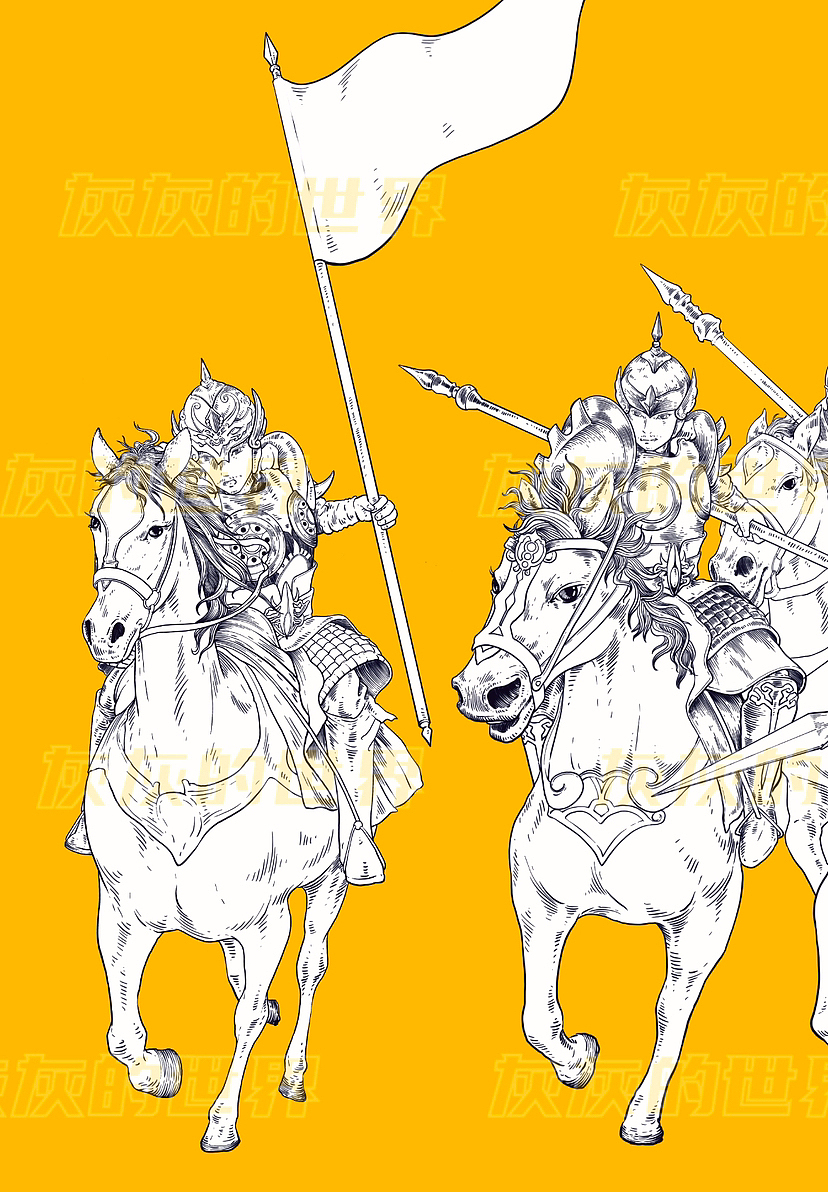 一张客订的商业插画