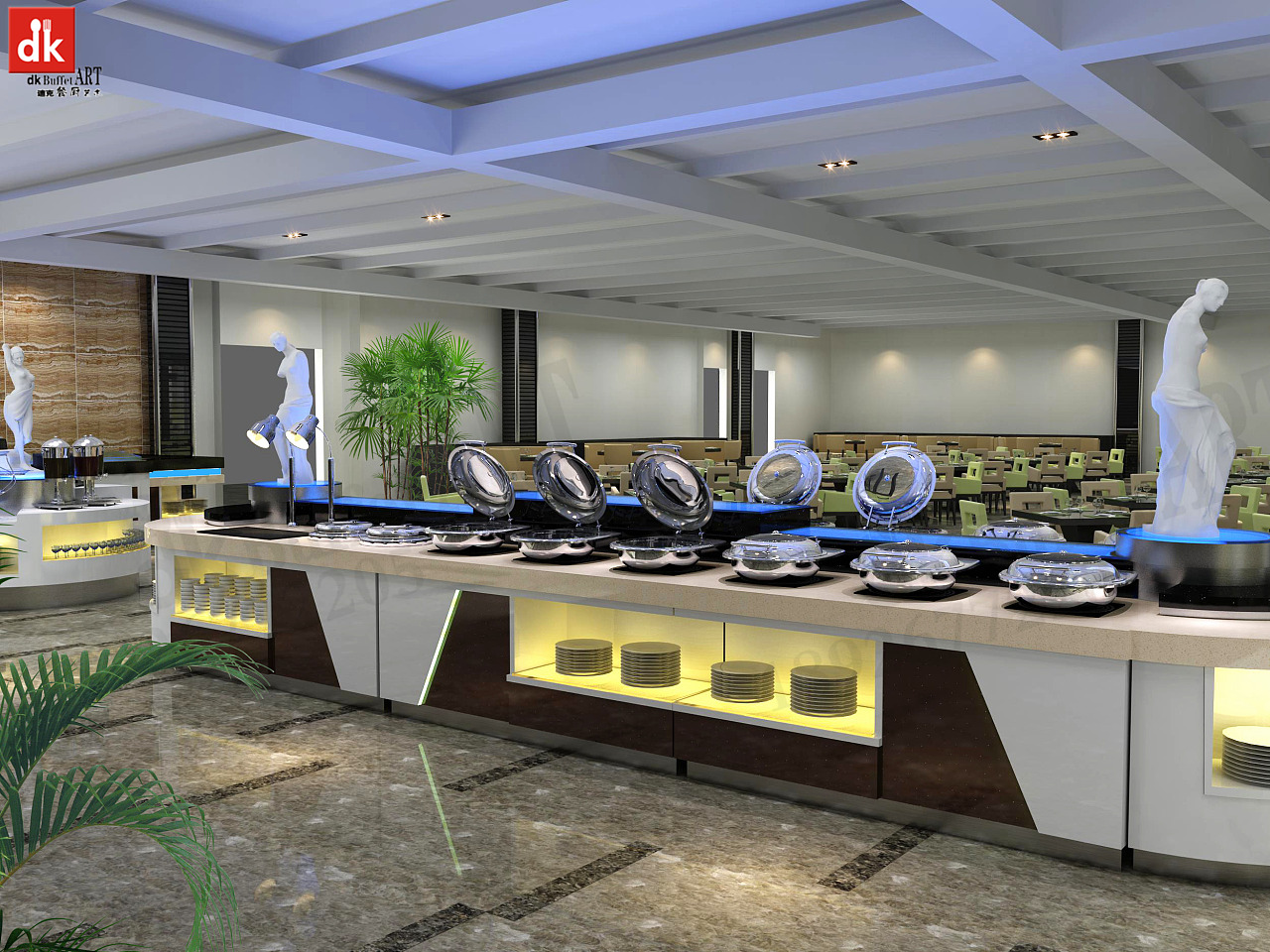 酒店自助餐台订制 食物保温台 餐饮厨房设备-阿里巴巴
