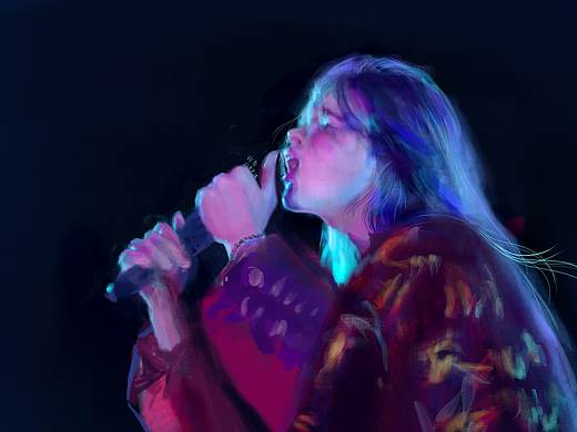 照着照片画滴碧莉