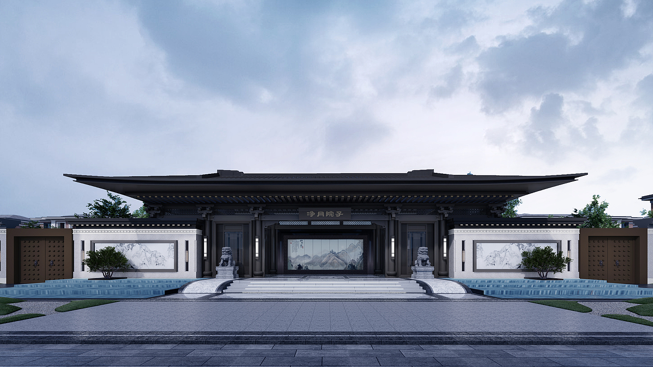 仿古建筑照明效果设计