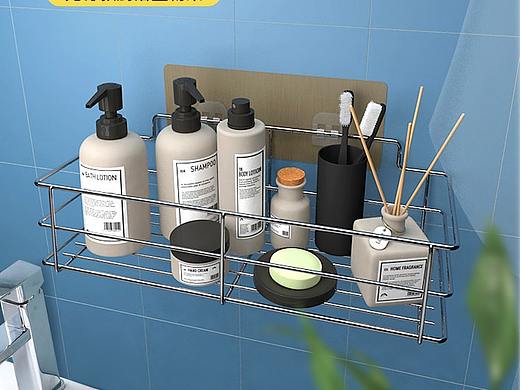 最近帮客人做的置物架详情页,刚好用到了学到的C4D