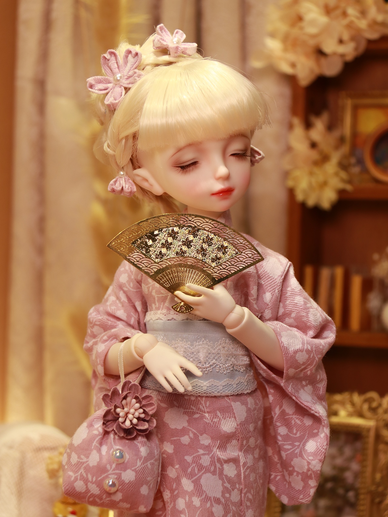 bjd娃娃-花花姑娘-娉婷婉约-和服系列