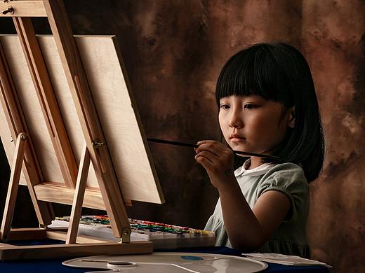 「可乐の世界」- 我画画爸爸拍照