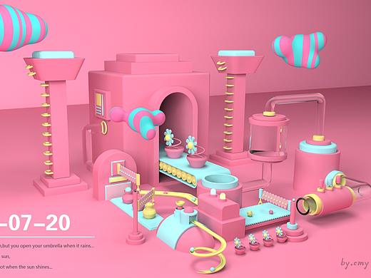 C4D练习（个人主页-ZMjkxMzA1ODQ=） - 其他三维 - 站酷设计师请多多指教原创素材 - 站酷ZCOOL