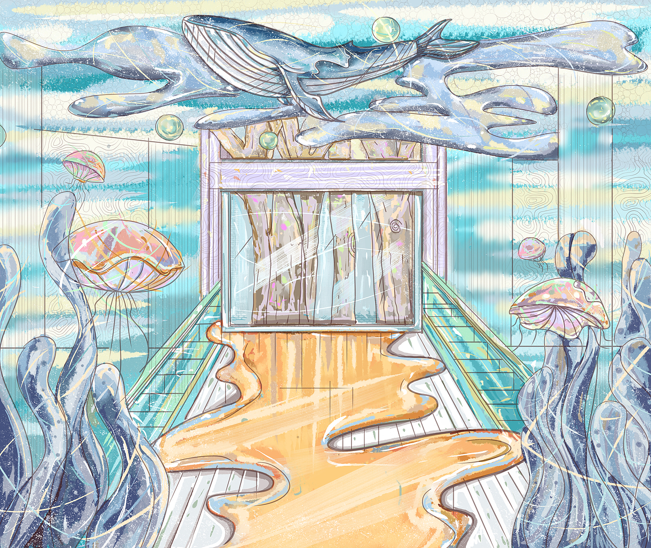 夢幻舞臺（圖ZMzExNDQ0OTY0） - 舞臺美術(shù) - 站酷設(shè)計師當(dāng)春乃花生原創(chuàng)素材 - 站酷ZCOOL