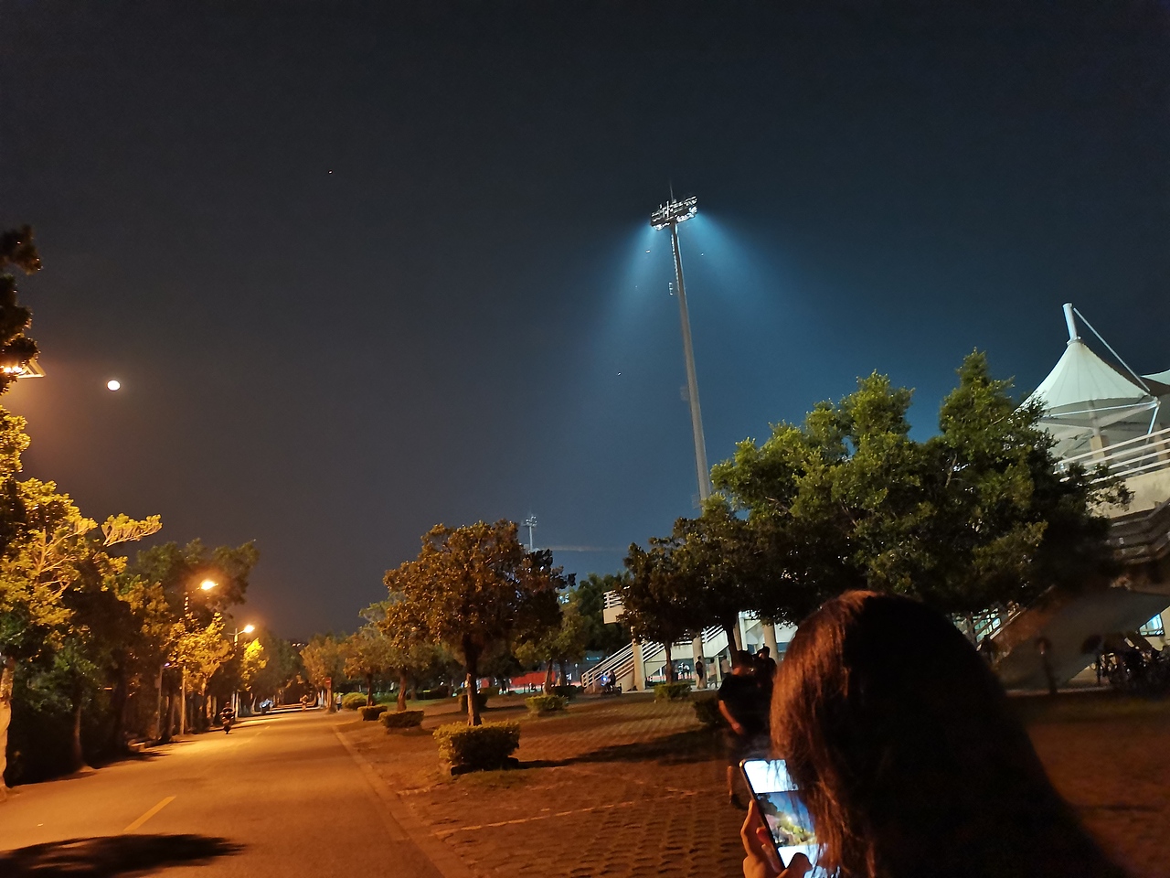 休闲时光里的夜景也是如此的不凡