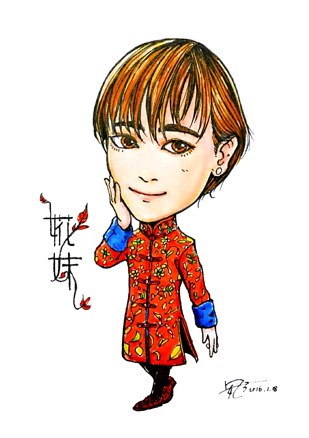 其实我很少手绘画漫像的（图ZNDY2MjkzMjg=） - 单幅漫画 - 站酷设计师会画画的安仔原创素材 - 站酷ZCOOL