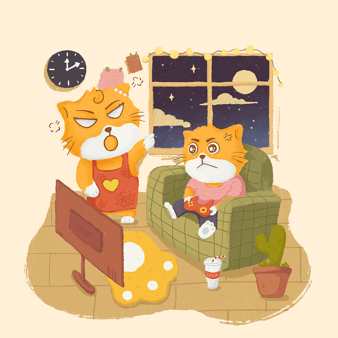 画的一些节气节日（图ZMTY3NTMyNjIw） - 艺术插画 - 站酷设计师牙芽楽原创素材 - 站酷ZCOOL