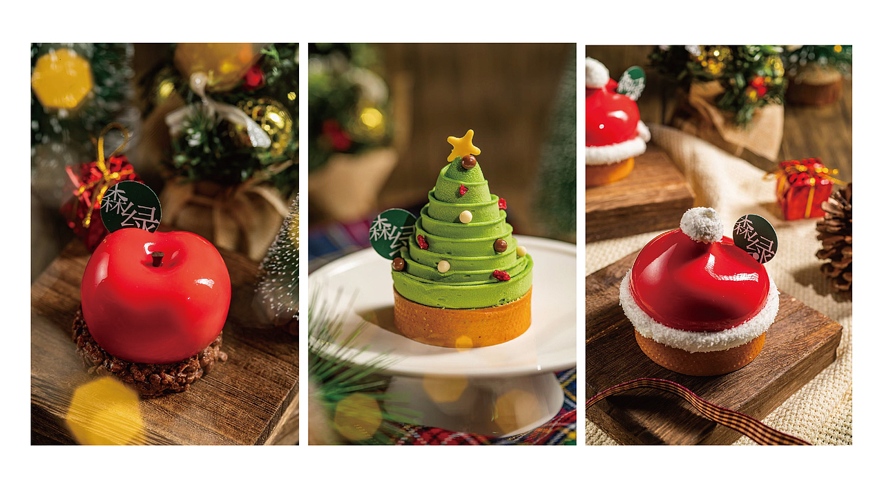 圣诞活动视觉｜森绿法式甜点圣诞季（图ZMjM2Nzk5MDQ0） - IP形象 - 站酷设计师是陛下鸭原创素材 - 站酷ZCOOL