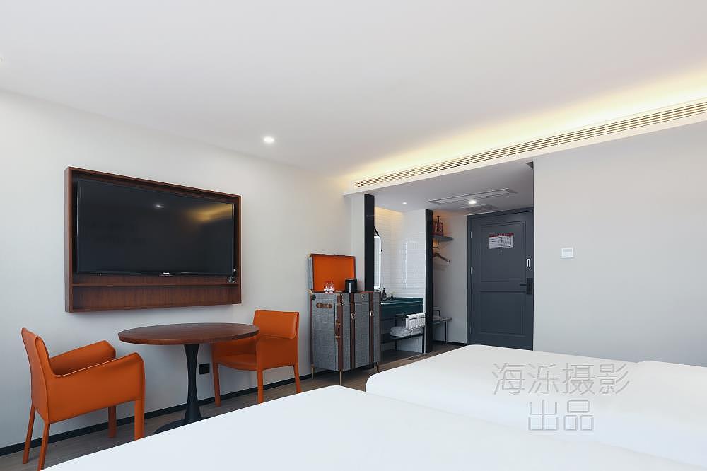 极简雅酷的英伦风酒店——广州城市精选酒店平面摄影