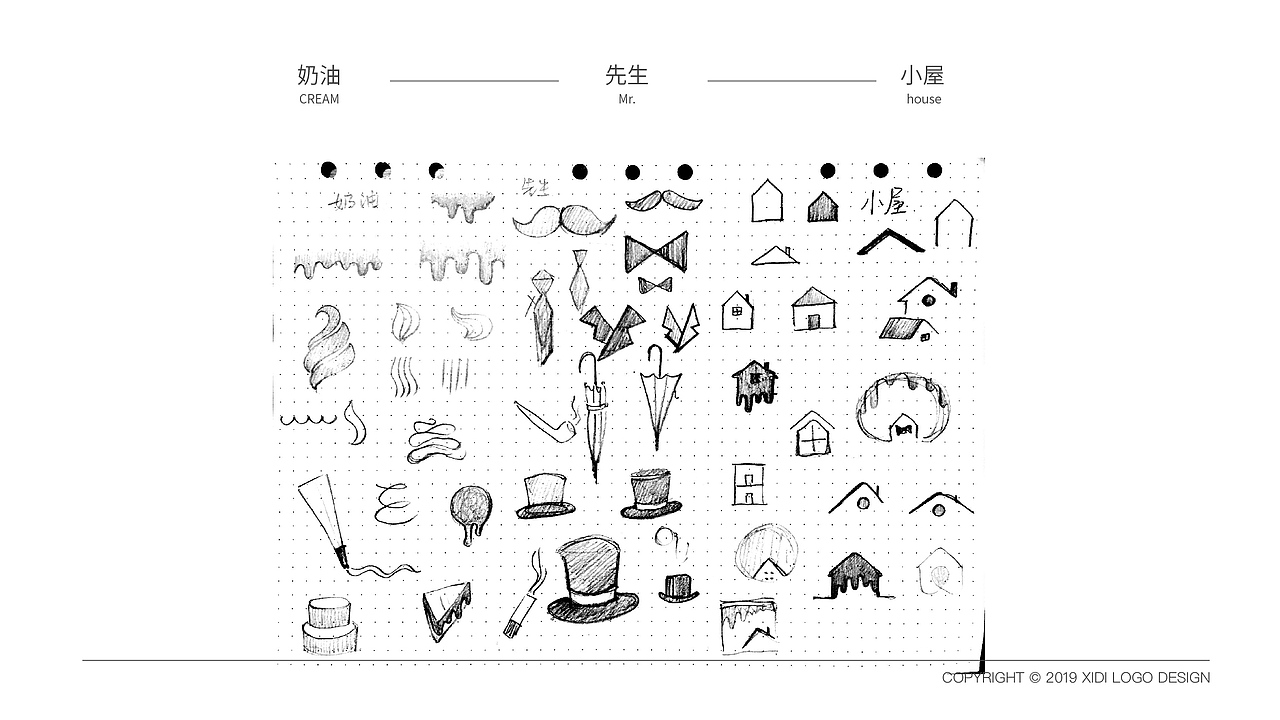 标志设计六｜一家蛋糕店（图ZMTc2NDYwODI4） - Logo - 站酷设计师王西瓜XiDiW原创素材 - 站酷ZCOOL