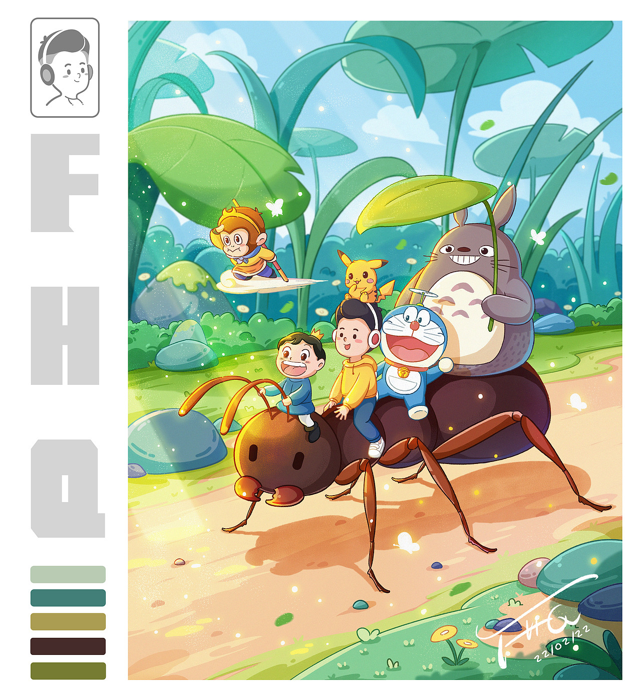 插画狮日常记录10——《童梦》（图ZMjkwMTY3OTY0） - 儿童插画 - 站酷设计师淘气喵球球原创素材 - 站酷ZCOOL