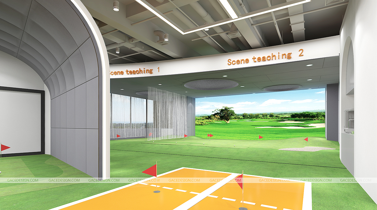 GaceDesign高尔夫培训设计:童丸果岭运动中心