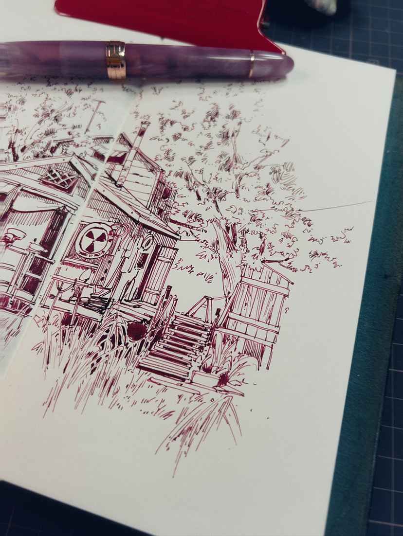 tn手帐速写（图ZMzI2NjUwMDc2） - 绘画 - 站酷设计师小布老虎有点忙原创素材 - 站酷ZCOOL