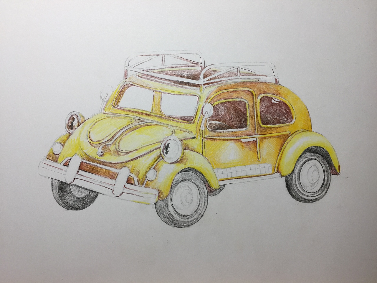 彩铅玩具小汽车