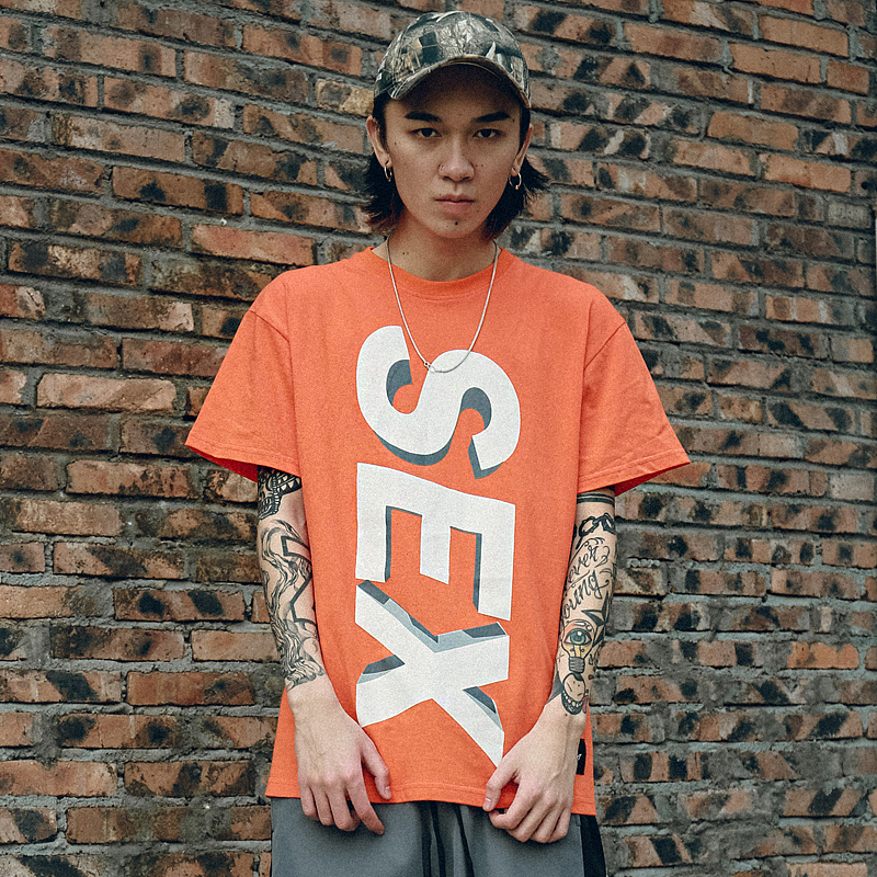 RELNLE X 热血街舞学生嘻哈bf情侣ins超火情侣tee