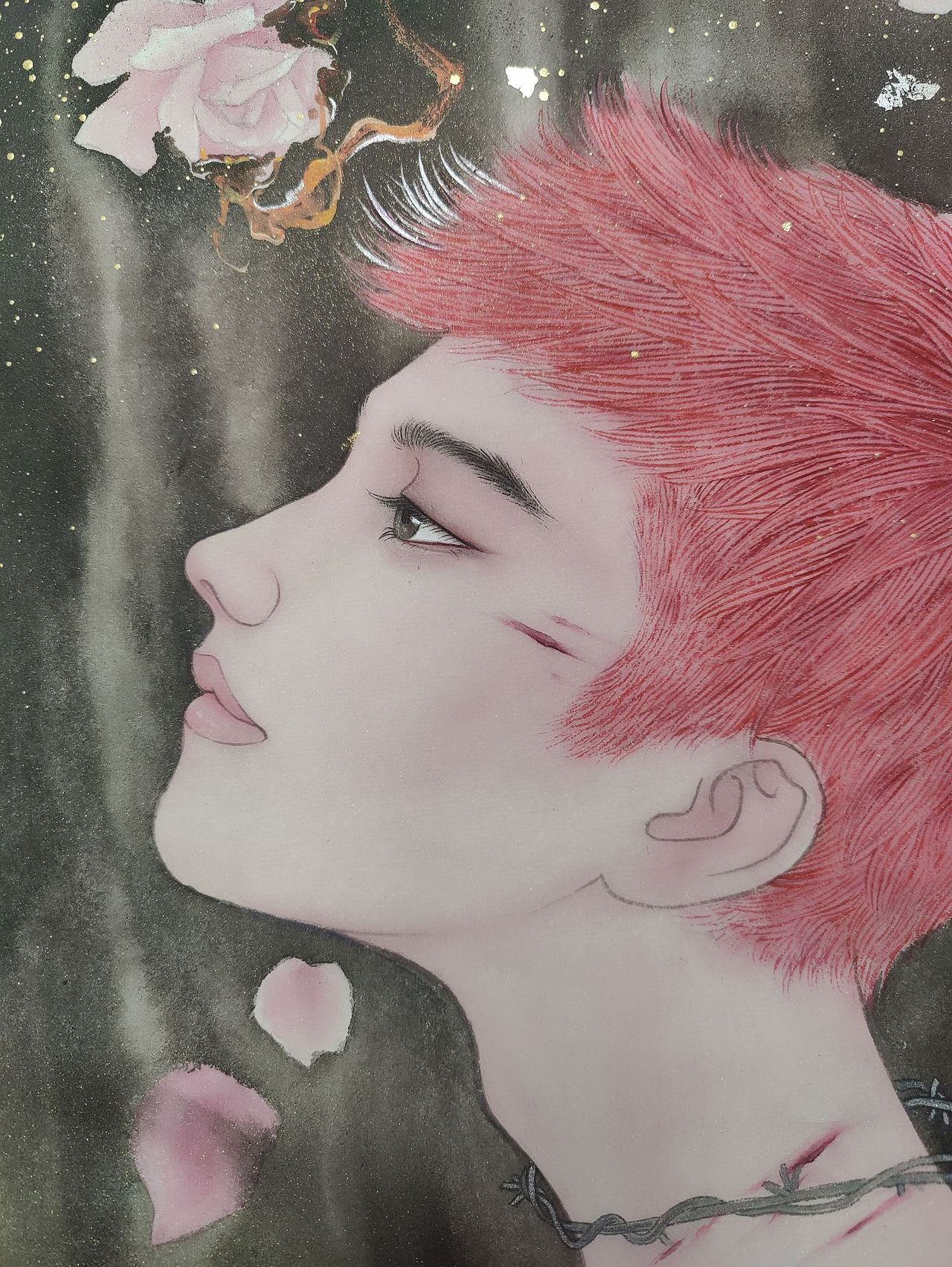 玫瑰少年（图ZMzE3MTkwNzMy） - 艺术插画 - 站酷设计师竹鹿原创素材 - 站酷ZCOOL