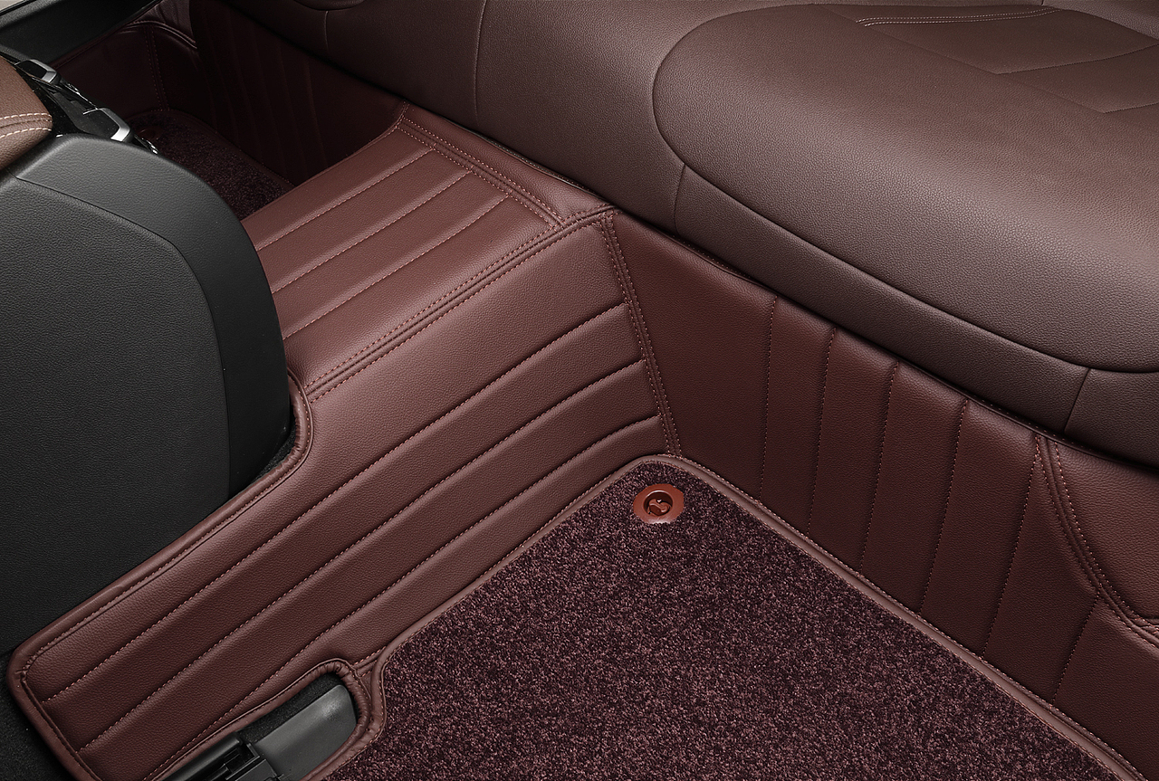 宝马5系专用压壳汽车脚垫