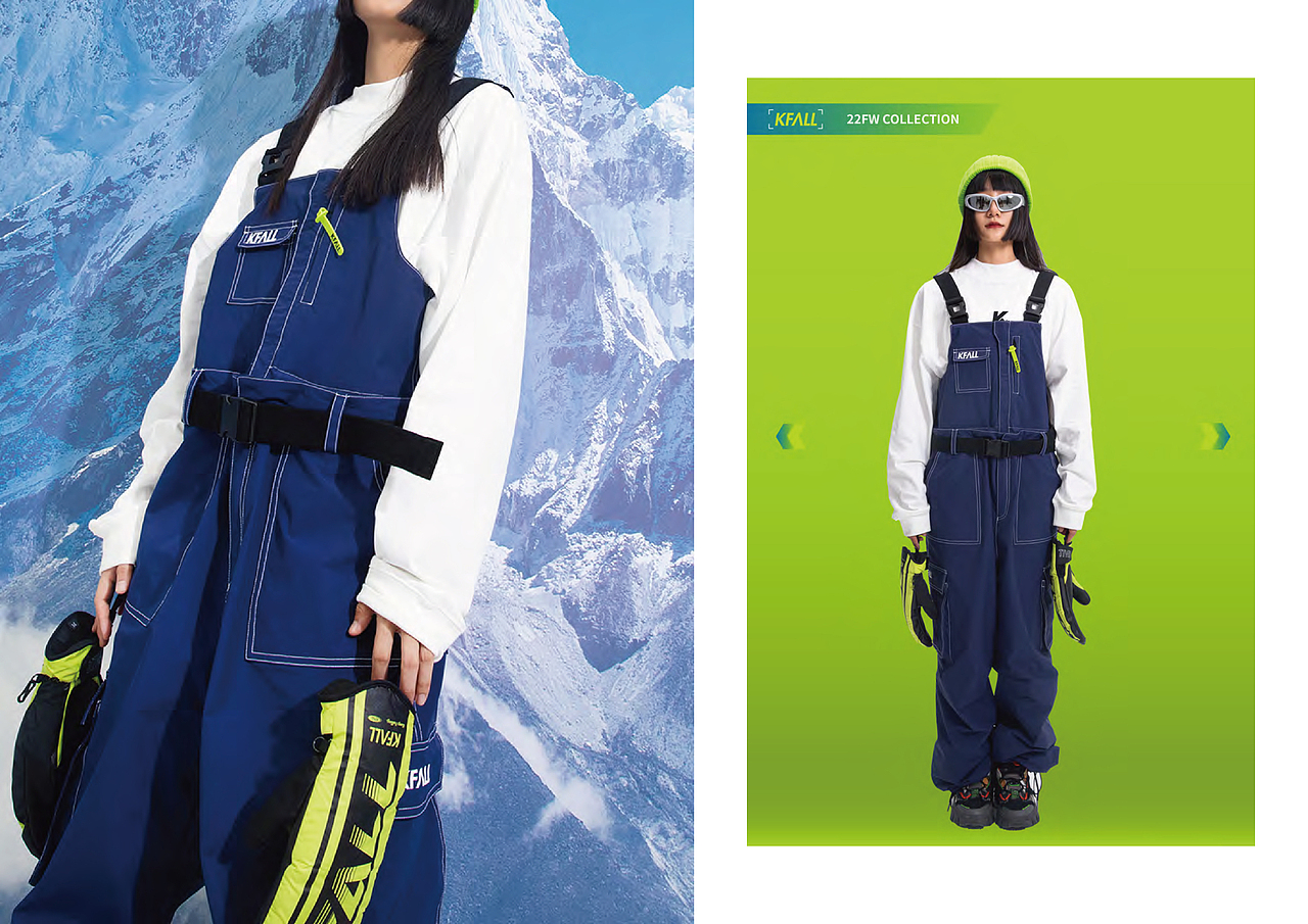 KFALL 滑雪服品牌 服装设计（图ZMzI4MzU3NzY4） - 休闲/流行服饰 - 站酷设计师阿听不听话原创素材 - 站酷ZCOOL