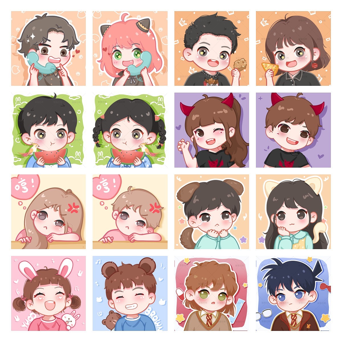 原创Q萌小情头第2弹~