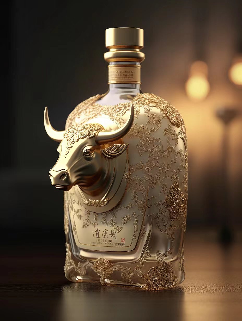 十二生肖白酒包装设计-牛（图ZMzQwMDcxODY0） - 包装 - 站酷设计师真象哥原创素材 - 站酷ZCOOL