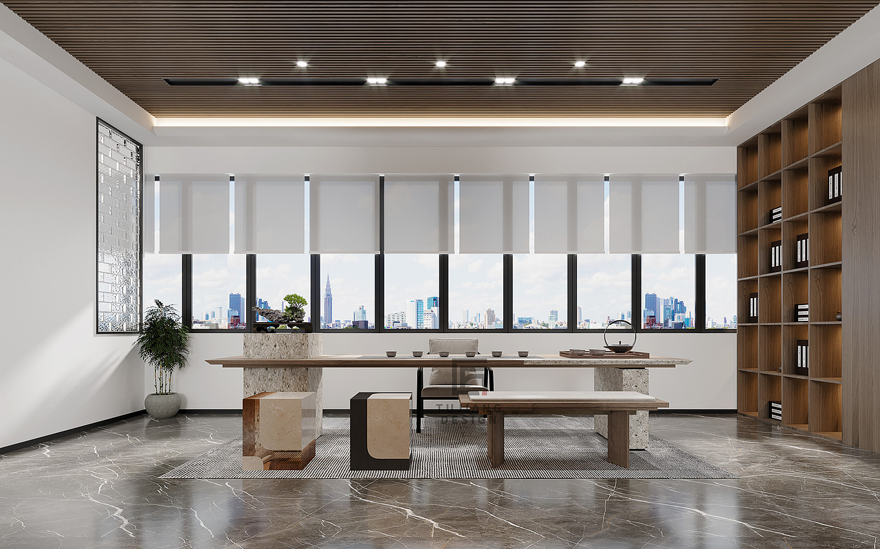 简单的设计语言,打造不简单的办公室设计