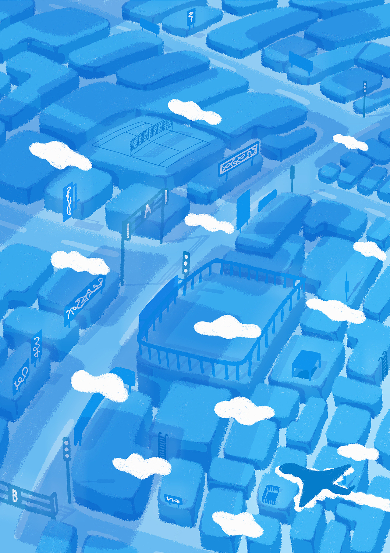 插画— 一朵云的呢喃（图ZMzA2NTcyNDMy） - 艺术插画 - 站酷设计师今天也想学画画呀原创素材 - 站酷ZCOOL