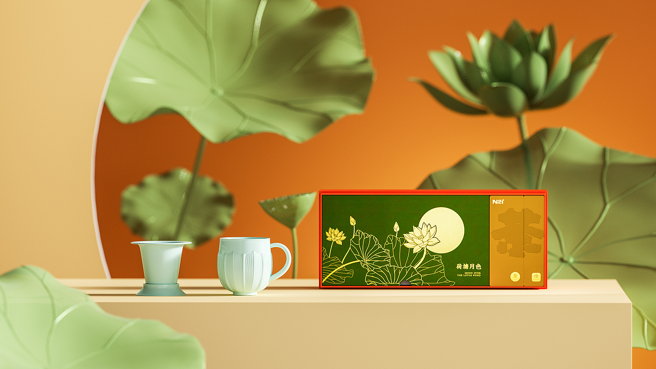 拾香入月 | 中秋茶香礼（图ZMzEwNTcwNzk2） - 其他工业/产品 - 站酷设计师一节复一节原创素材 - 站酷ZCOOL