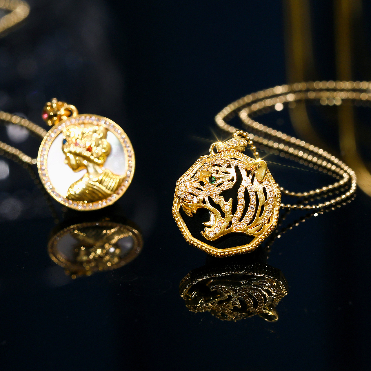 珠宝产品摄影 - 项链吊坠系列