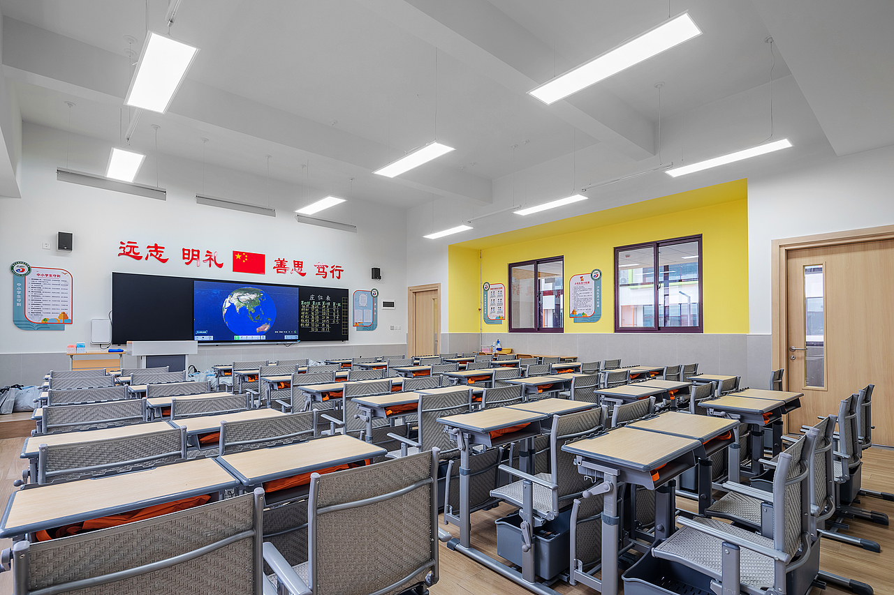 西安市经开第五学校|建筑拍摄