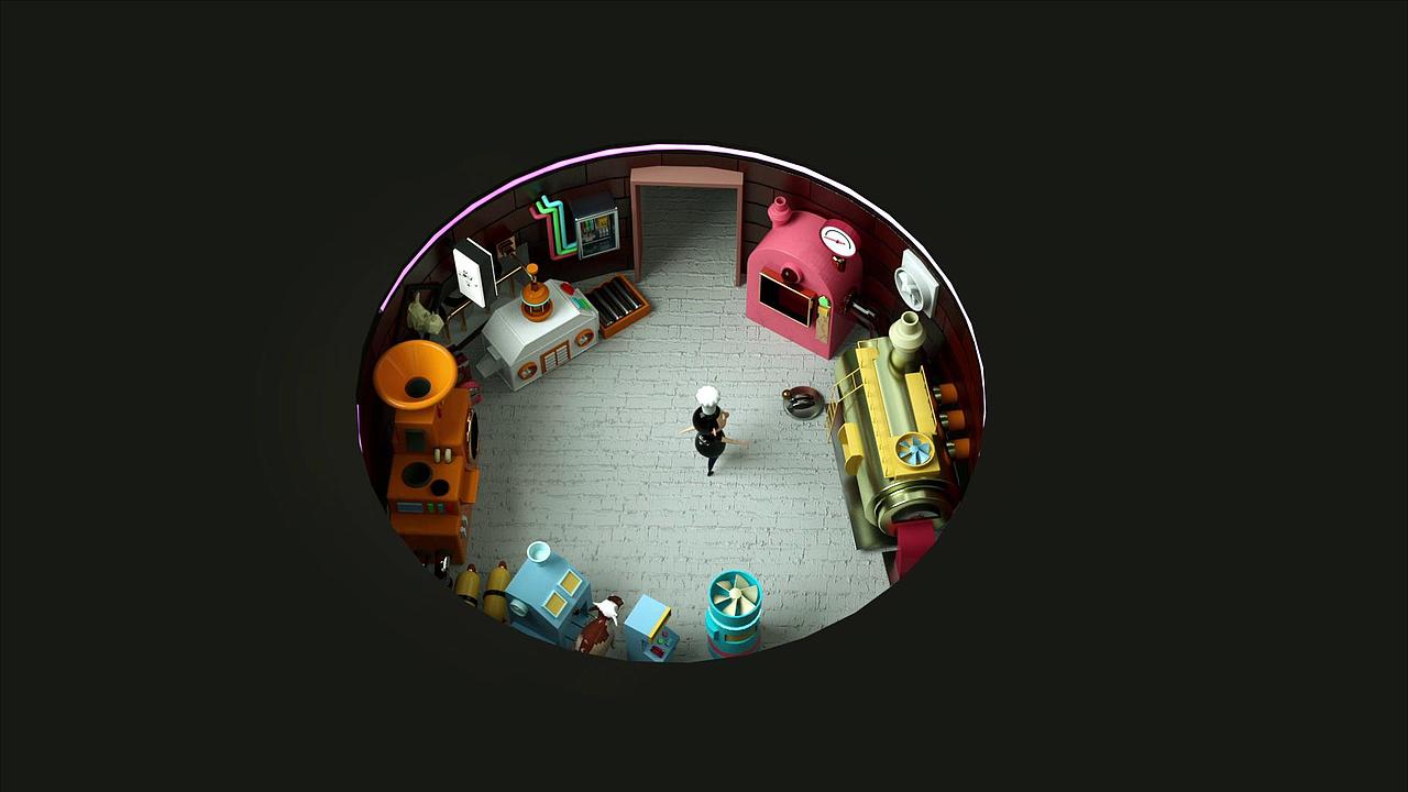 犀角巷餐桌投影