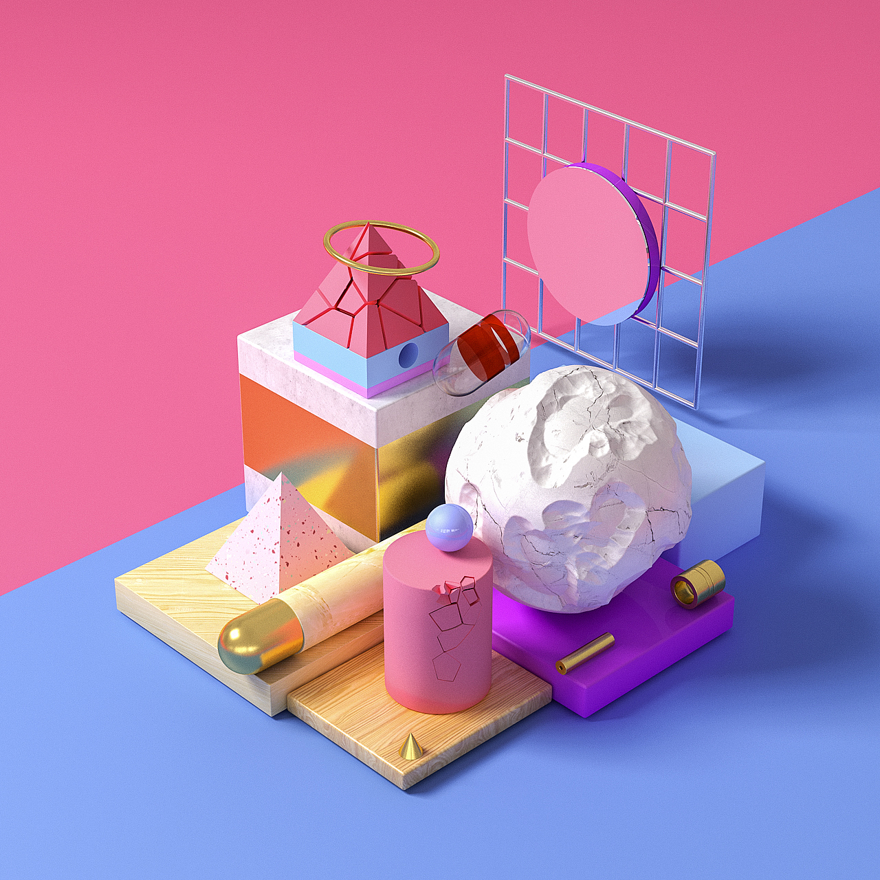 C4D WORKS 2019-2020（图ZMjI5NzM4MjU2） - 其他三维 - 站酷设计师kuyi酷儿原创素材 - 站酷ZCOOL