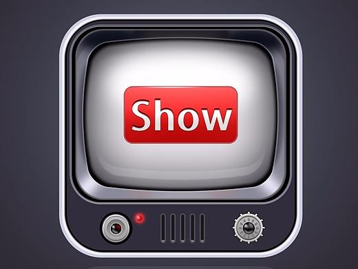 PS - 显示器写实图标（附PSD文件）