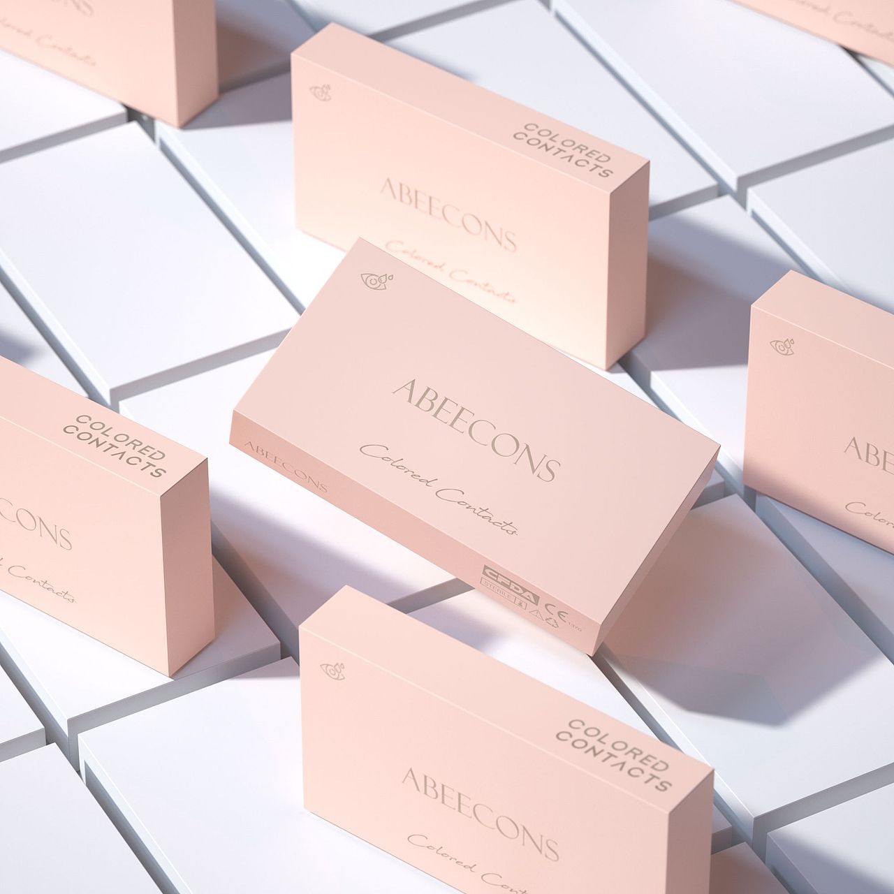 Abeecons美瞳品牌LOGO包装升级